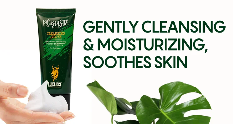 LUXLISS высококачественное мужское очищающее средство для лица Мужской крем для бритья