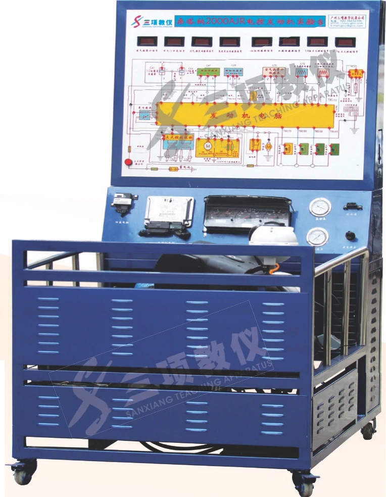 Quality Engine Test Bench Electronic Lab Bench Auto AJR Electronic Controlled Engine Bench for Student