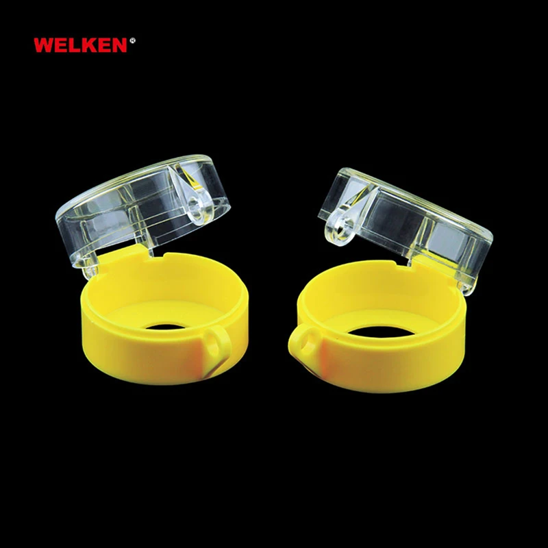 Small Safety Lock Electrical Security Lockout Emergency Stop Button Lockout for hole dia 22mm