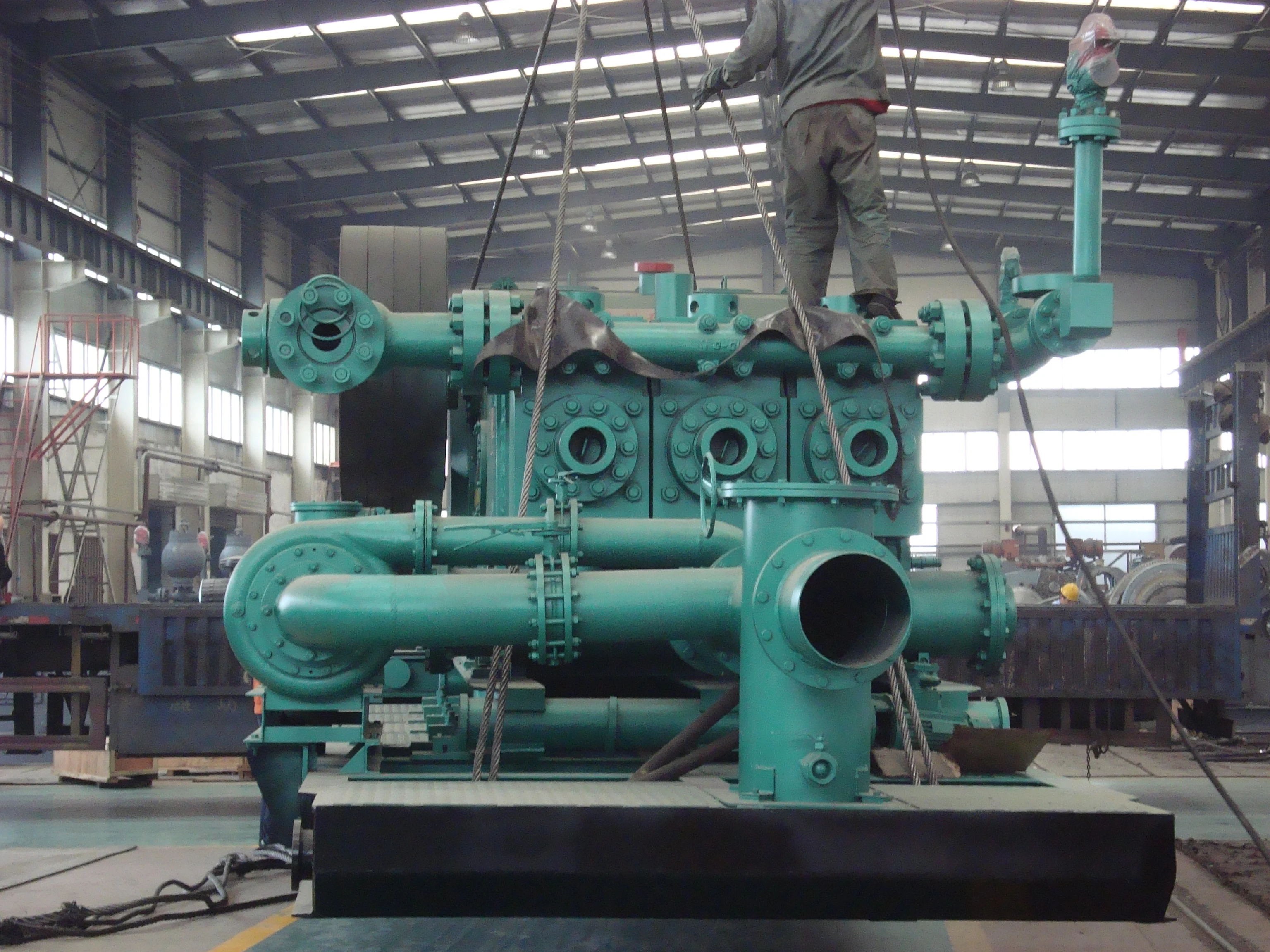 High efficiency mud circulation system F series oil drilling mud pump