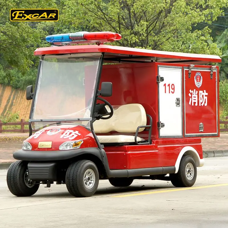 Electric 2 seater mini fire electric car/Trojan Battery/Curtis Controller