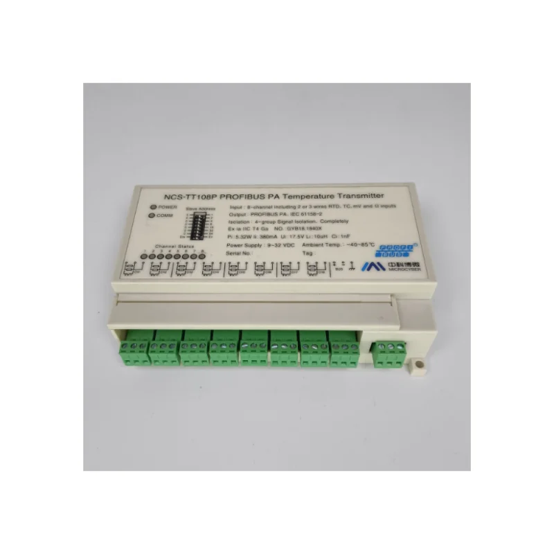 HART Communication Intelligent Isolated Temperature Transmitter Module 4-20mA Thermocouple PT100 Thermal Resistance