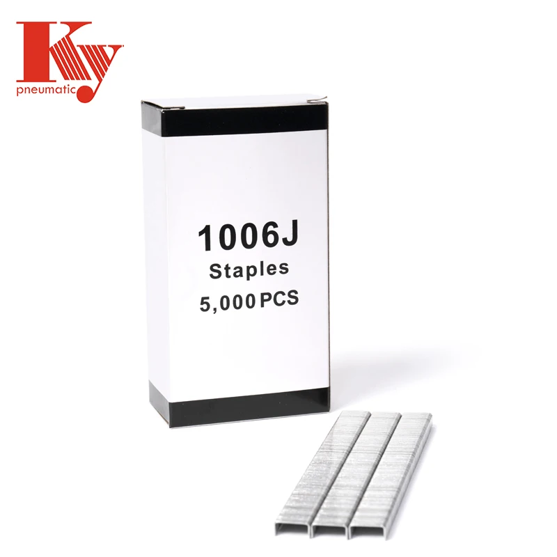 China Wholesale 1010J/1013J/1016J/1019J/1022J Staples Pin Of Varying Sizes Pneumatic Staples For Furniture