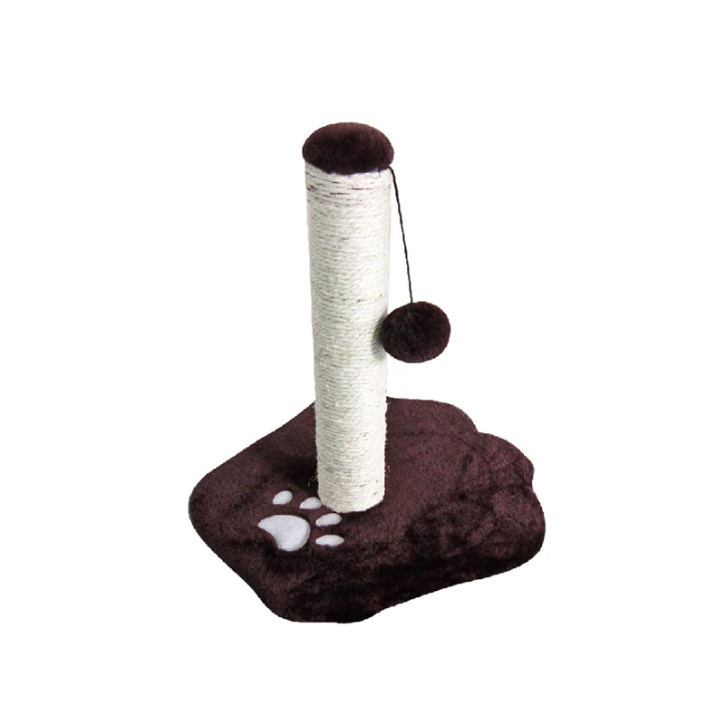 Manufactory Plush Sisal Hanging Ball Cat Scratching Scratcher Kitty Kitten Cat Pet Activity Center Climbing Furniture Tree Post