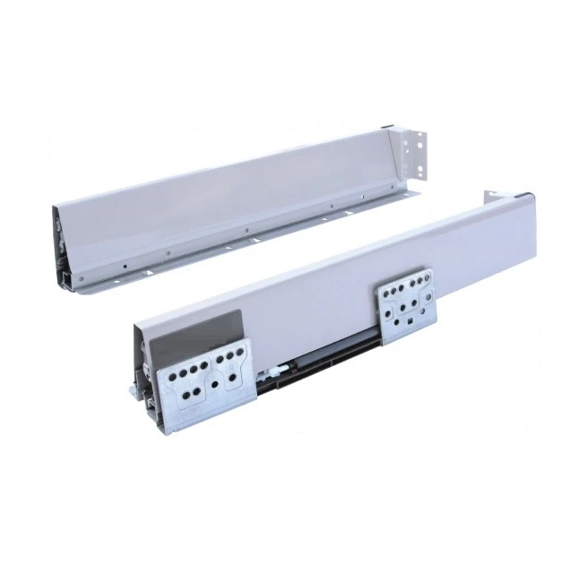 BL84 Rail Soft Close Double Wall Slim Triad full extension soft closing drawer slide  full extension tandem metal box