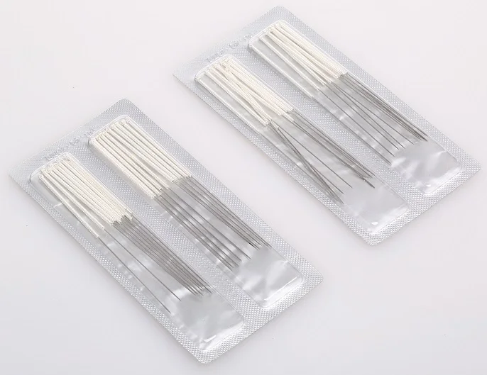 
Wholesale disposable sterile silver handle acupuncture needles dry needle 