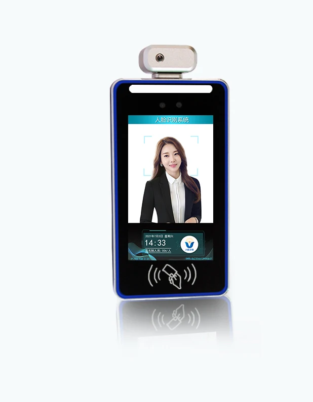 7 дюймов сенсорный экран с технологией распознавания лиц посещаемость времени система контроля доступа по отпечаткам устройство удобным дверной замок