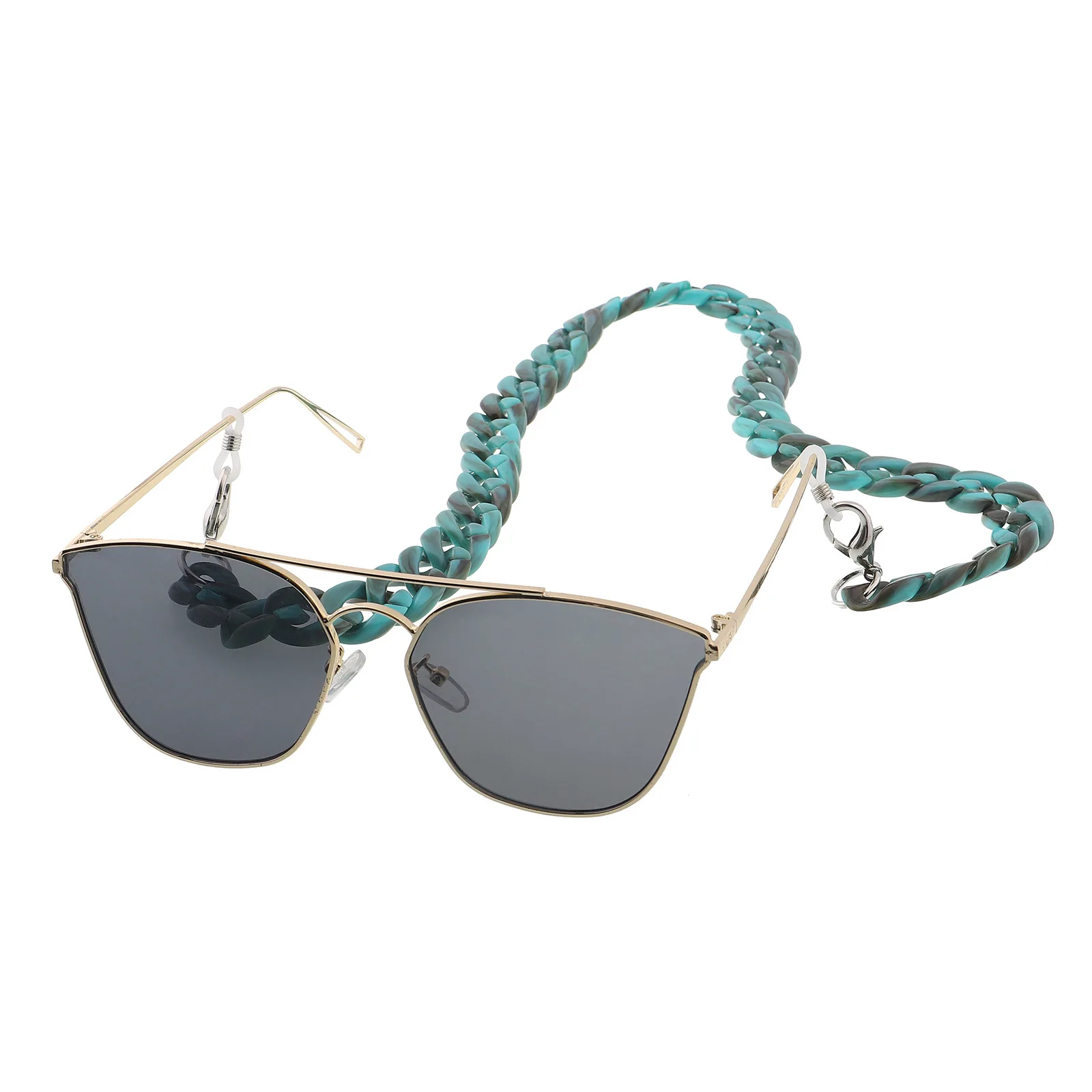 Tortoiseshell Amber Plastic Polyester Acetic Acid Acrylic Sun Reading Glasses Sunglasses Eye Glass Spectacle Holders Chain