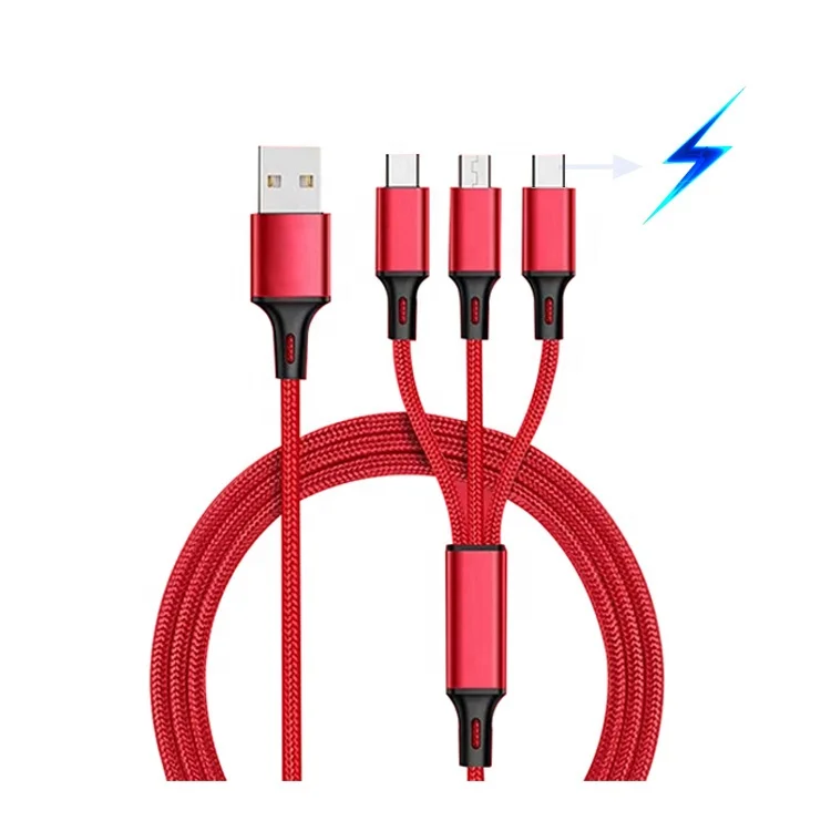 Usb-кабель 3 в 1 для быстрой зарядки