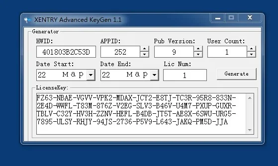 Xentry Advanced KeyGen 1 ключ Keygen разблокированная поддержка C4/C5/C6 автомобиль перед 2024 06 и грузовик 2023 09
