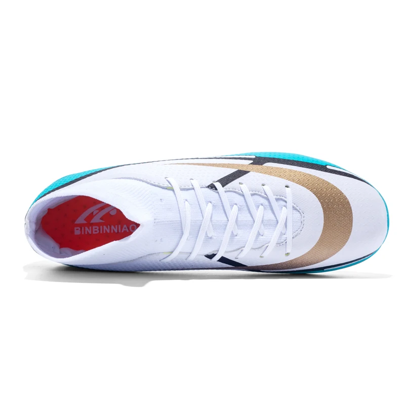 Custom HG Sport Indoor Soccer Shoes Men Professional Zapatillas De Futbol TPU Rubber Insole Football Boots Cleats Winter Summer