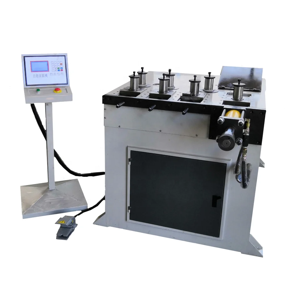 
GY60-7NC hydraulic wire pipe rolling bending machine roller pipe bending machines profile rolling bending machine 