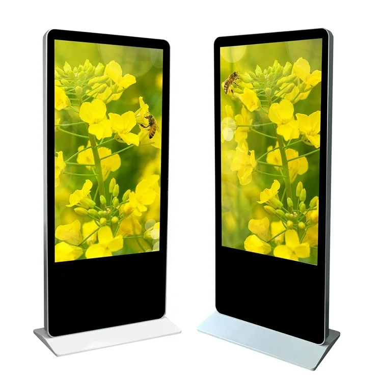 
Factory Customized 55 inch floor stand digital signage, totem, touch screen lcd advertising screens 