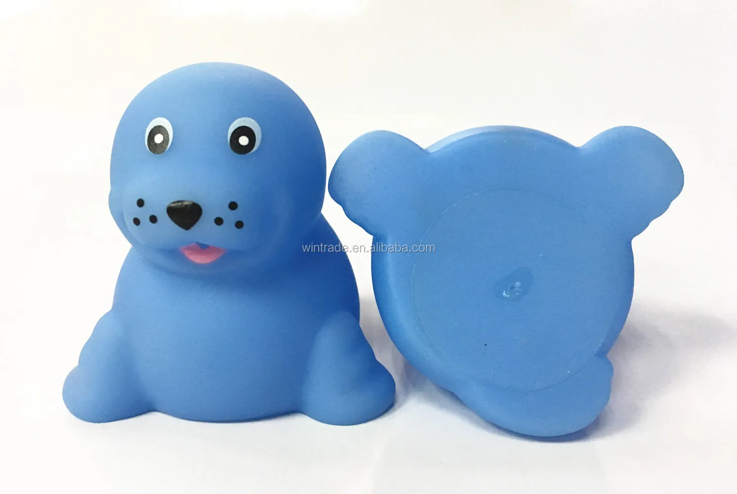 Floating seastar part toy rubber water bath squirters for baby