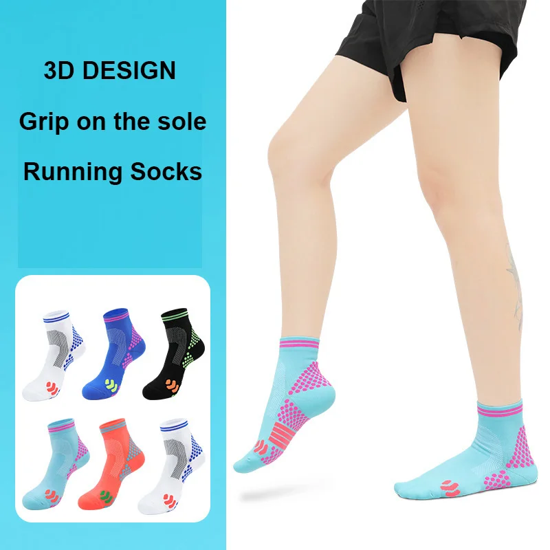 Whosale Customized Trend Couple Absorb Sweat Breathable Cushioned Low Cut Ankle Cushion Elastic Polyester Running Athletic Socks