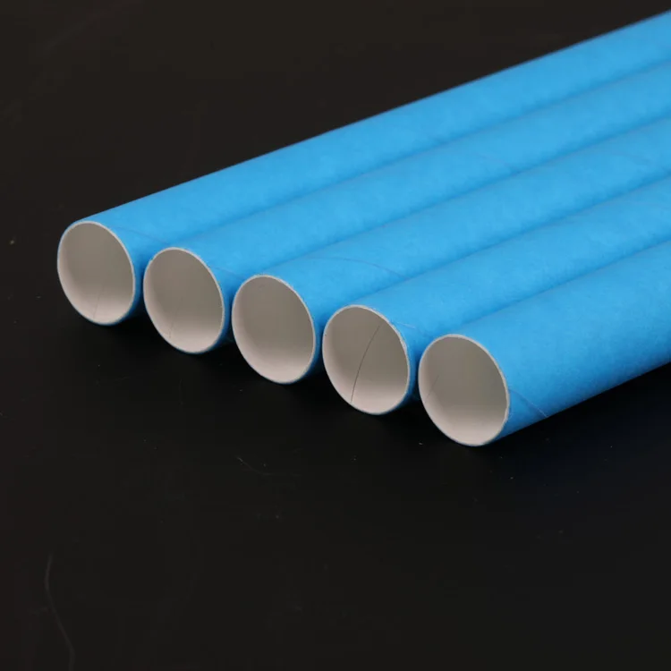Eco Friendly Large Diameter Bamboo Fiber Paper Straw Style Wholesale Sales Degradable Paper Straw for Coffee Milk Tea Party