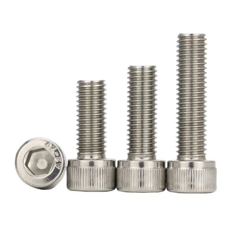 Professional Manufacturer Stainless steel 304  DIN912 ISO4762 Hex socket head  screws allen bolts