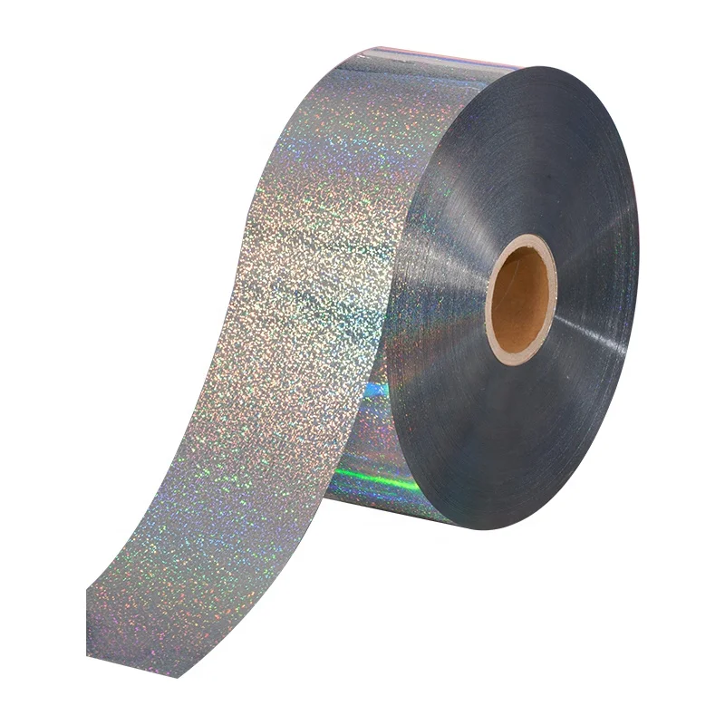 holographic PET film HONGDA HOLOGRAPHIC SEQUINS FILM FOR TEXTILE PET Sequin film,sequins film rolls ,Spangle pet film,