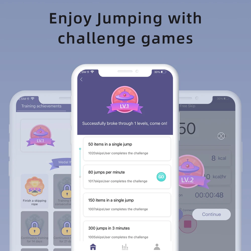 Популярное приложение для смартфона скакалка Скакалка беспроводного