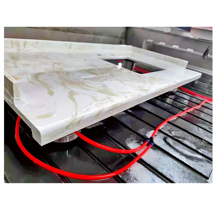5 axis granit bridge saw stone cnc quartz stone router and cutting machine 5 axis cnc stone cutting machine