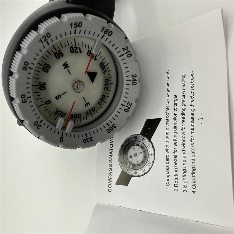 High Quality Underwater Navigation Wrist dive watch compass for Scuba Diving Compass for sale
