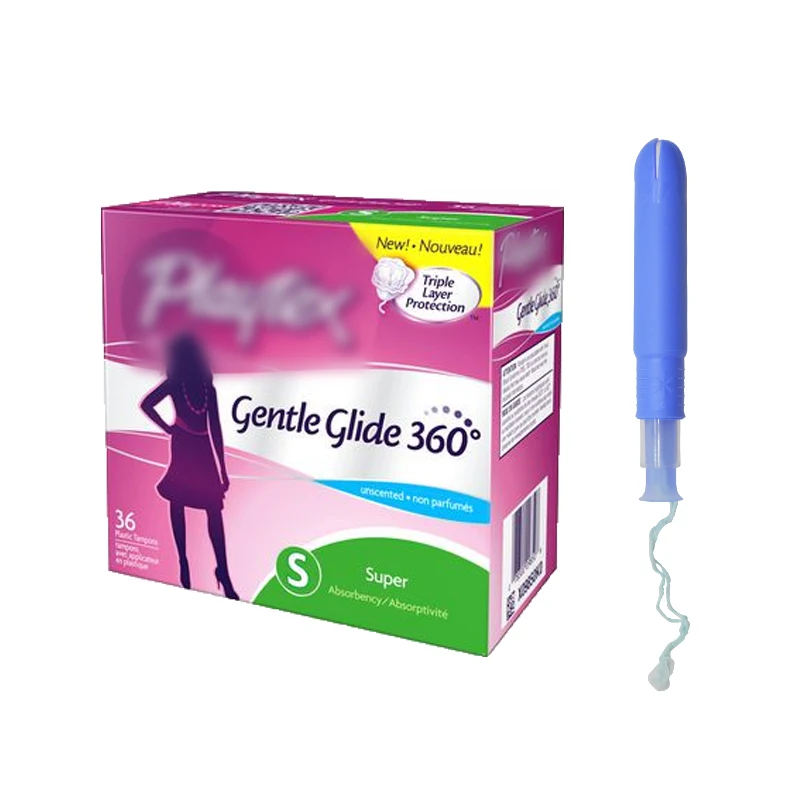 
OEM box packaging no fluorescence regular absorption 200ml organic 100 cotton applicator tampons 