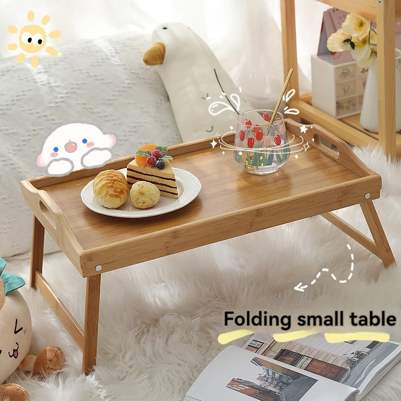 2024 Youtai Прямая продажа с фабрики минималистичный складной стол для ноутбука многофункциональный компьютерный из массива дерева