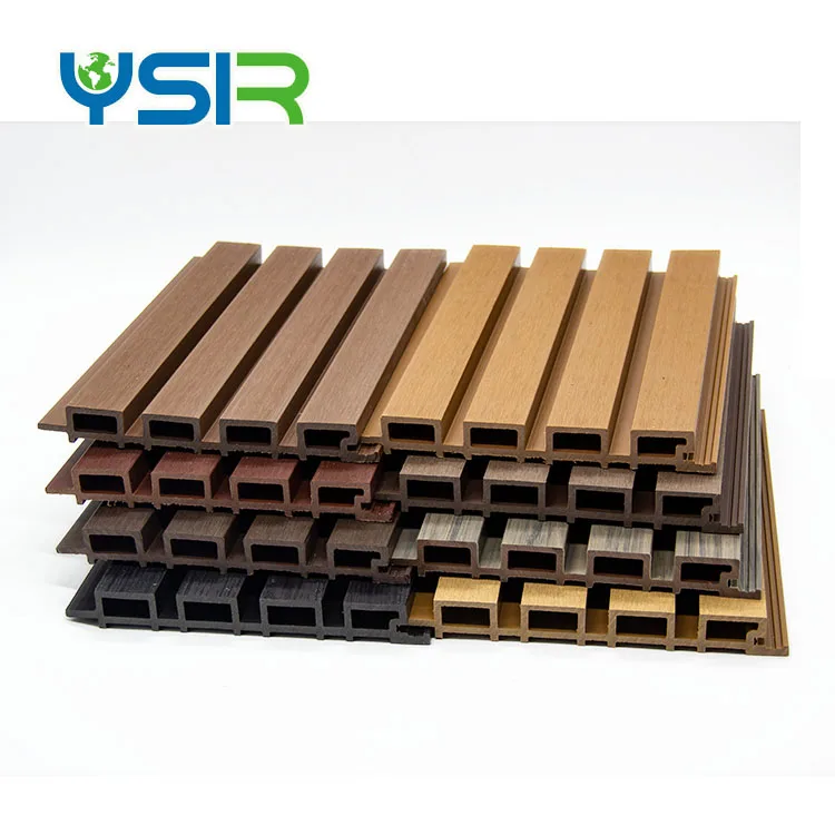pvc wood wall panel wooden wall outdoor cladding laminated wpc wall panel
