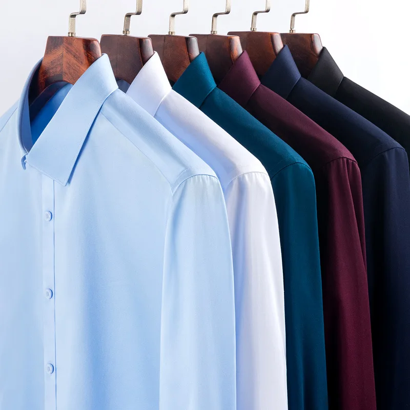 Оптовая продажа, 100% хлопок, без минимального заказа, быстрая доставка, женские весенние и мужские официальные рубашки-смокинги