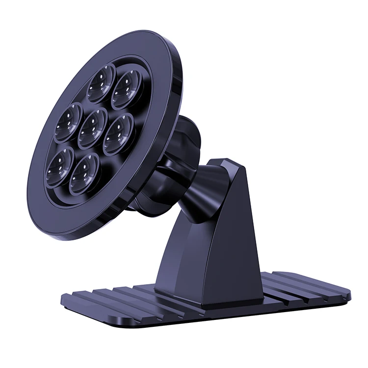 Shellbox bendable mounted strong stickness sucker magnetic car phone holder for car with metal sheet