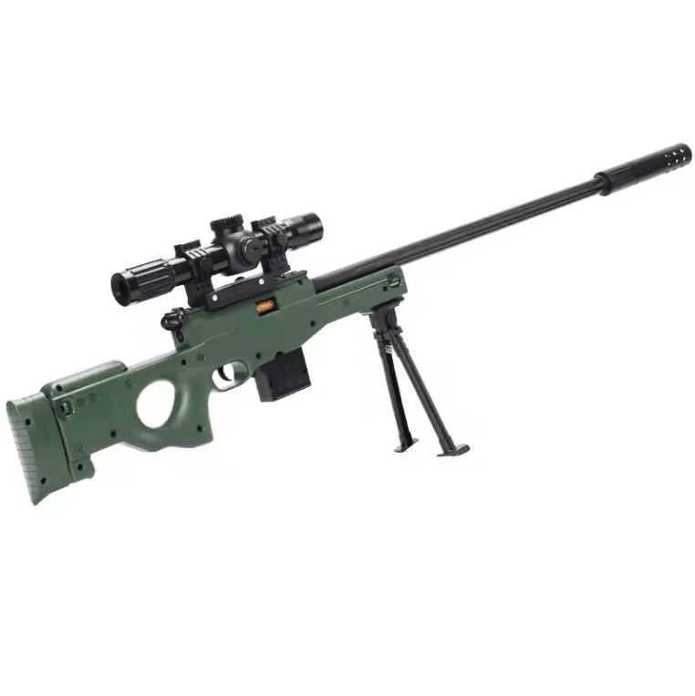 Police Equipment soft bullet toy gun children AWM shooting game EVA foam bullet gun