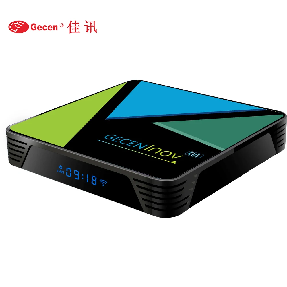 Certified factory direct supply G5 tv Box Android Support 2.4G 5G WiFi BT 4k smart Tv box support Custom service