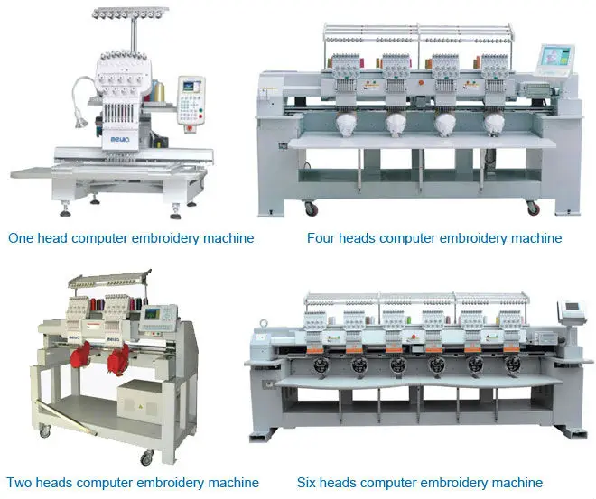 High quality monogram 2 4 embroidery machine multi color embroidery for sale