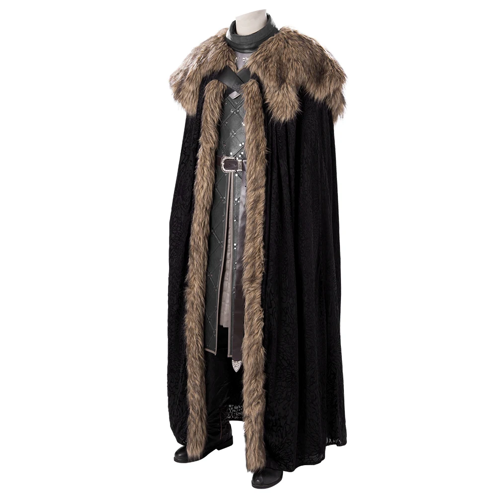 
Game of Thrones Season 8 Jon Snow Cosplay Costume Adult Costume Set MZX 20190275 