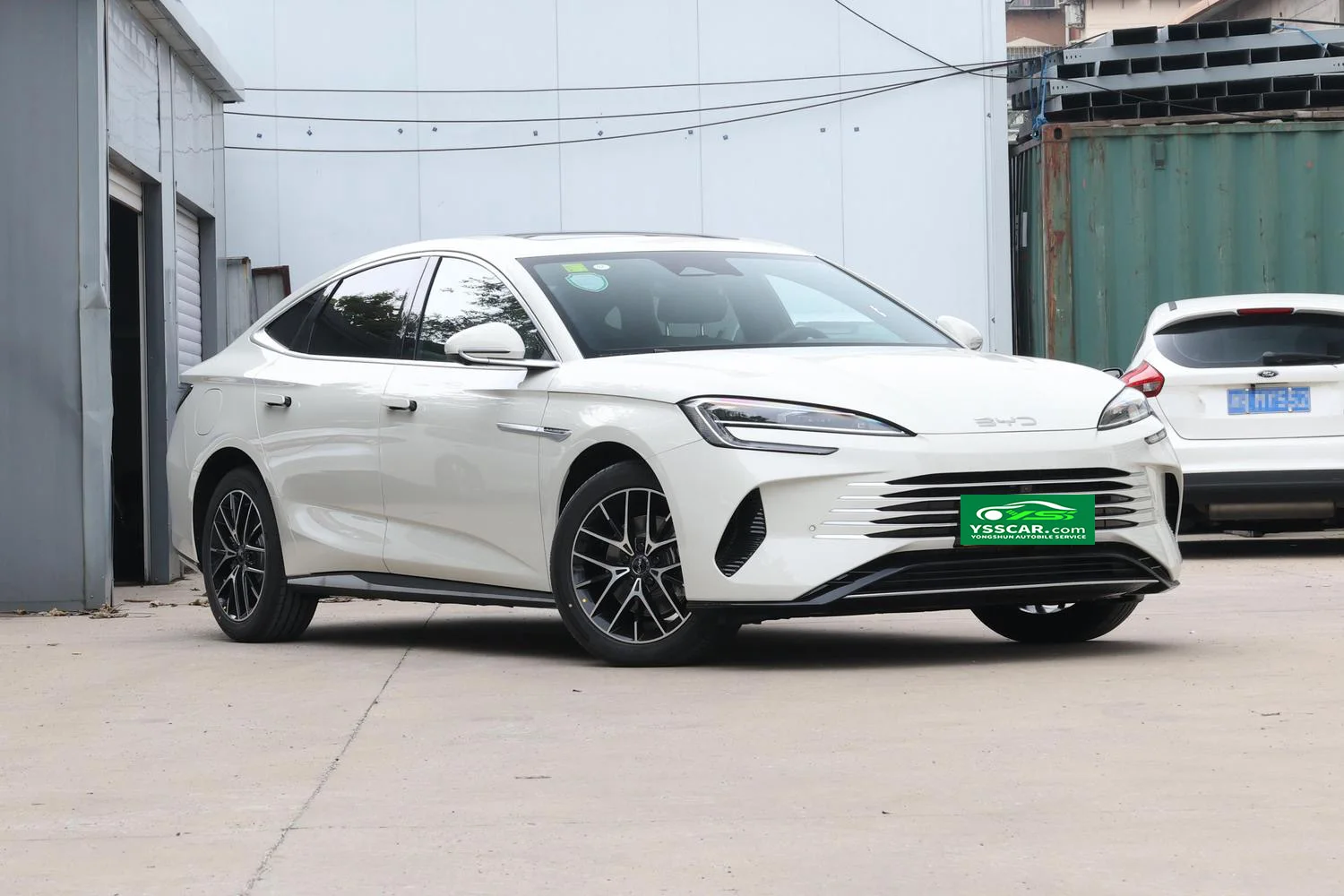 2024 BYD Haibao 07 DMI седан Бестселлер Подержанный гибридный автомобиль с быстрой доставкой левое рулевое автоматическое управление