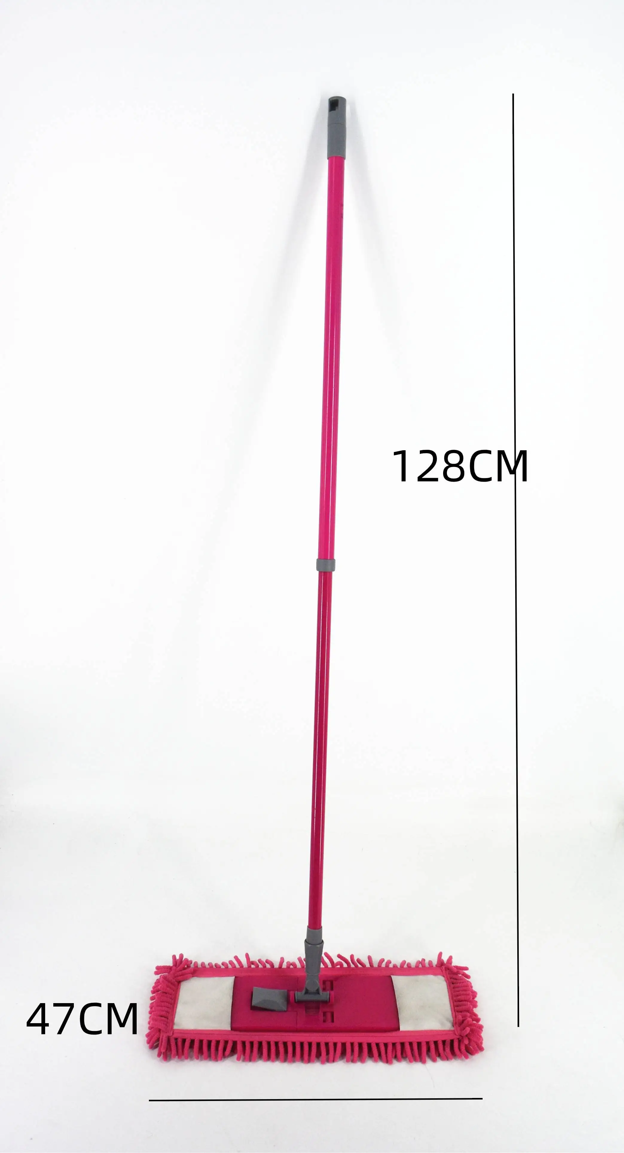 
popular microfiber chenille floor cleaning mop with extendable metal handle 