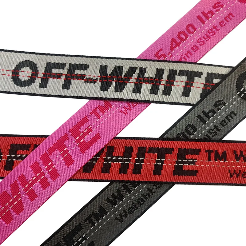 Wholesale Nylon Webbing Straps Woven Jacquard Webbing  20mm 1.5mm For Bags