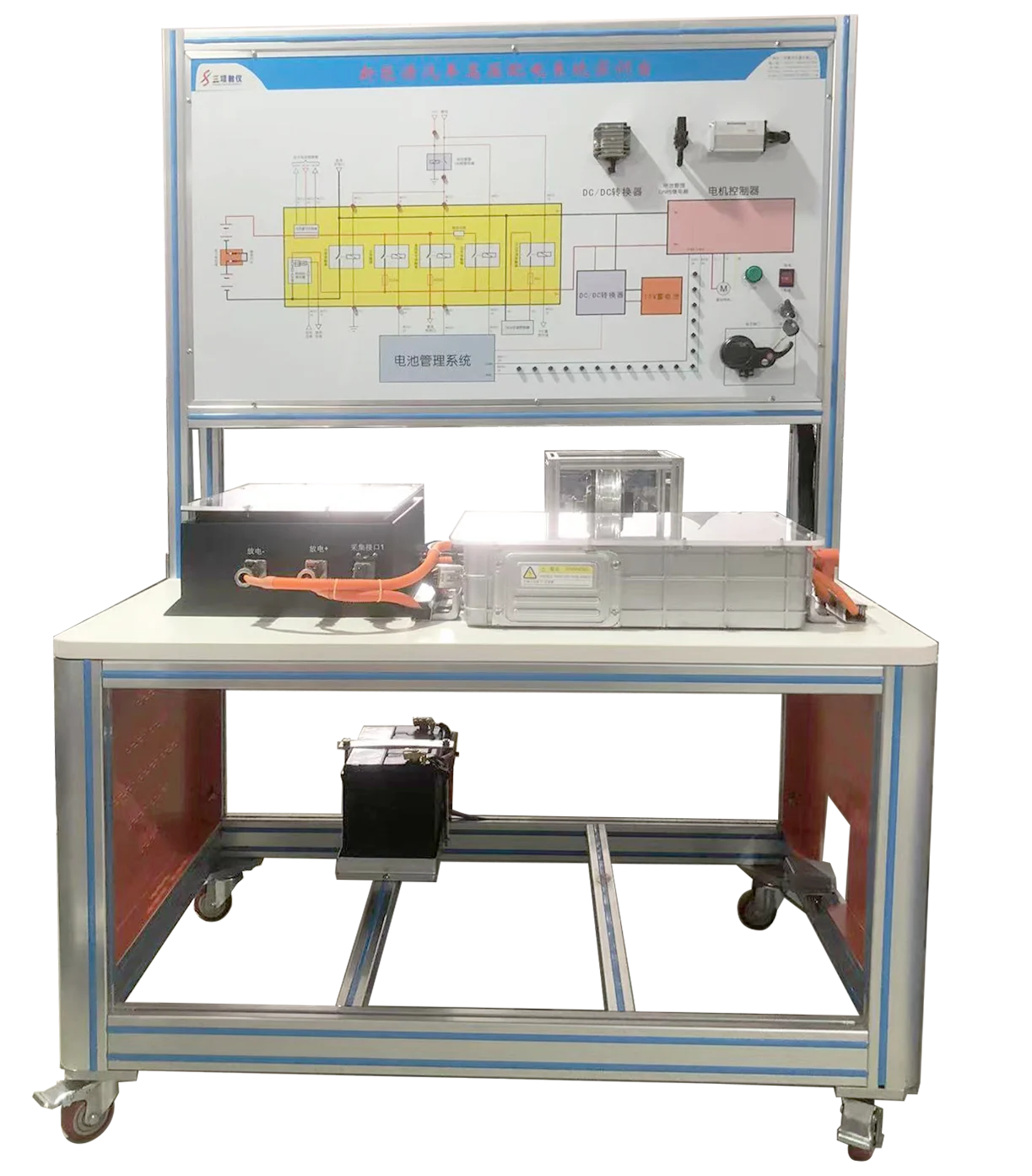 Pure electric battery management system and charging training platform