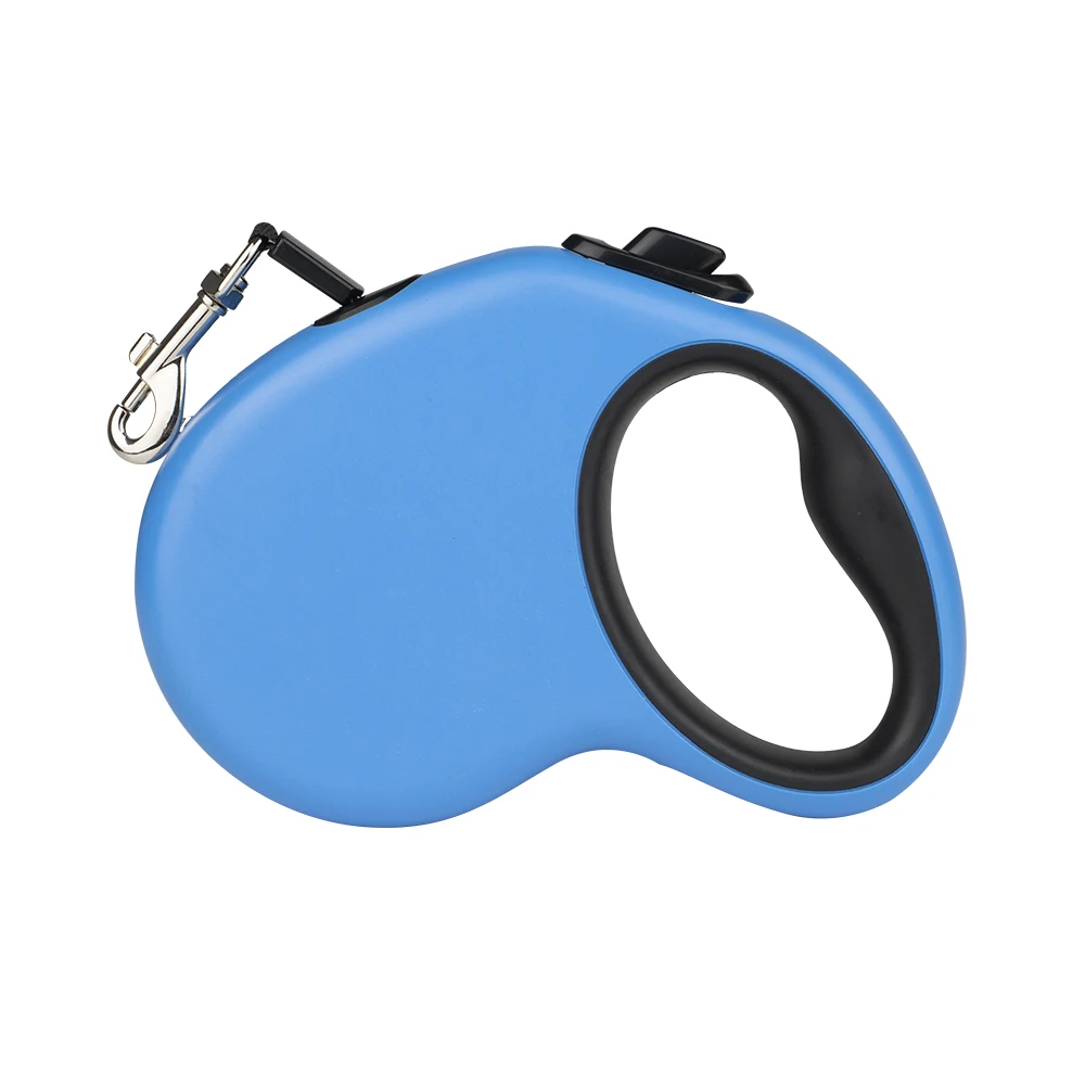 New Style One Click Outdoor Training Walking Flexi Adjustable Automatic Extendable Pet Dog Retractable Traction Lead Rope Leash