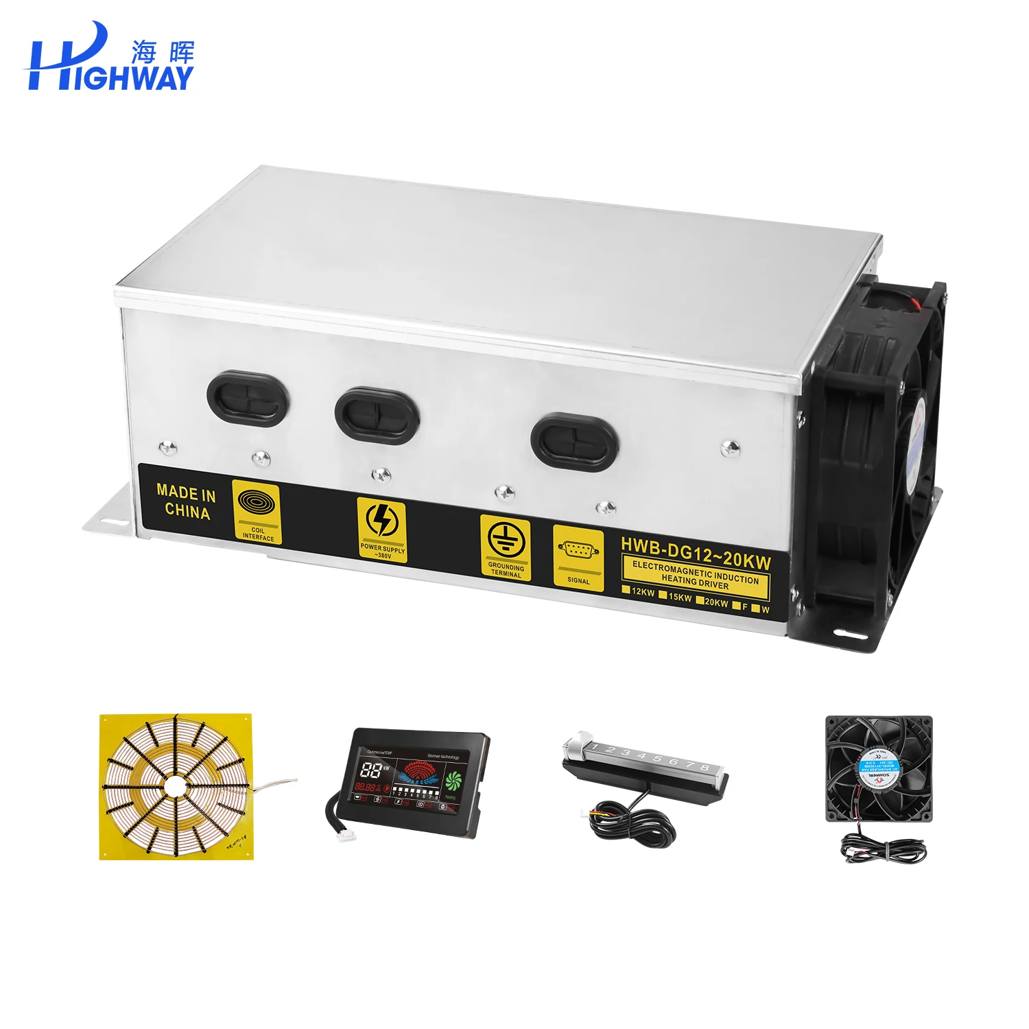 6-8kw 220V Промышленный индукционный нагревательный источник питания варочная машина полный мостовой генератор нагревательный элемент детали драйвера