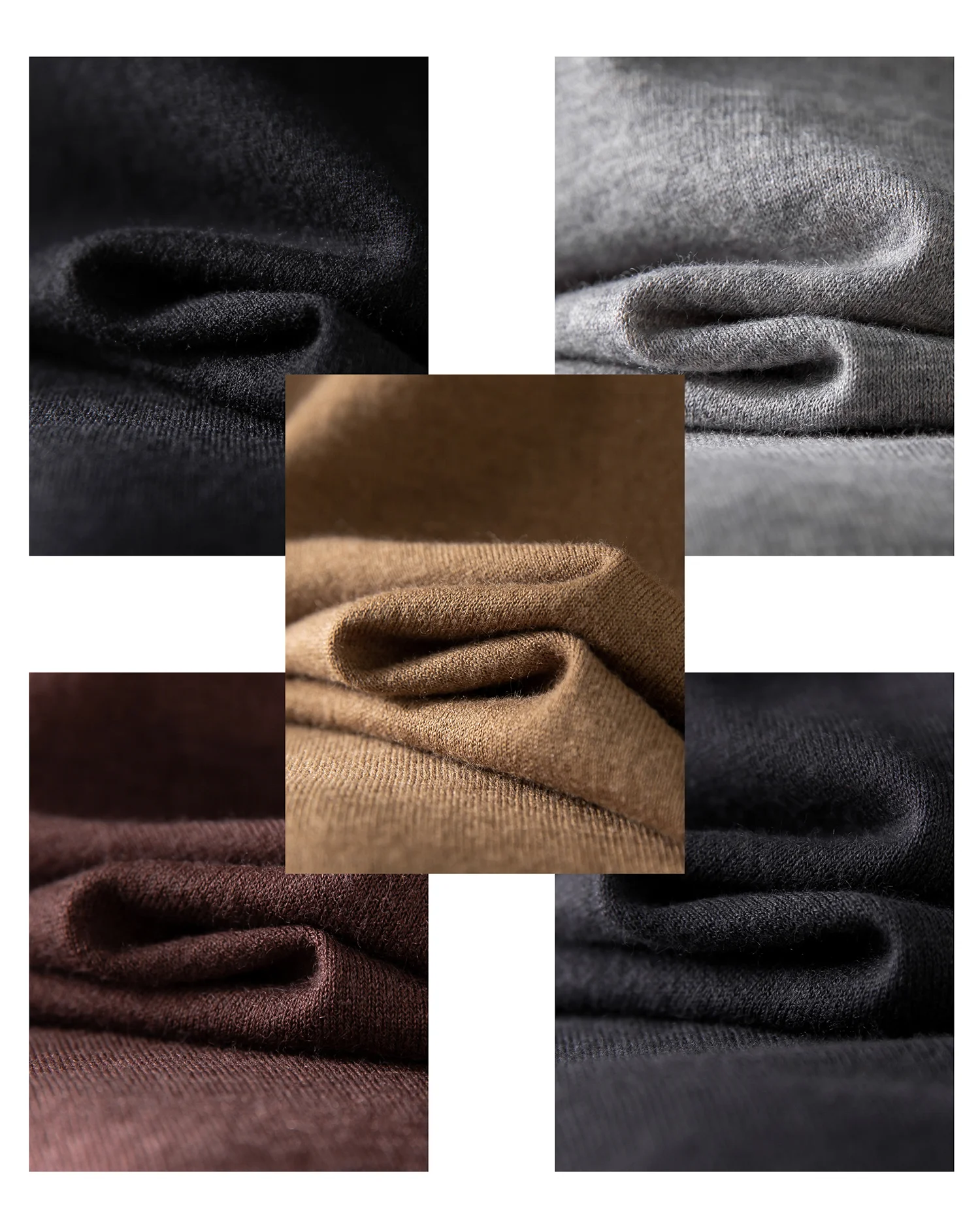RTS Large Stocks No MOQ 18GG 3D Seamless Silk Cashmere Sweater Men Crew Neck Long Sleeve Pullover Sweater for Men