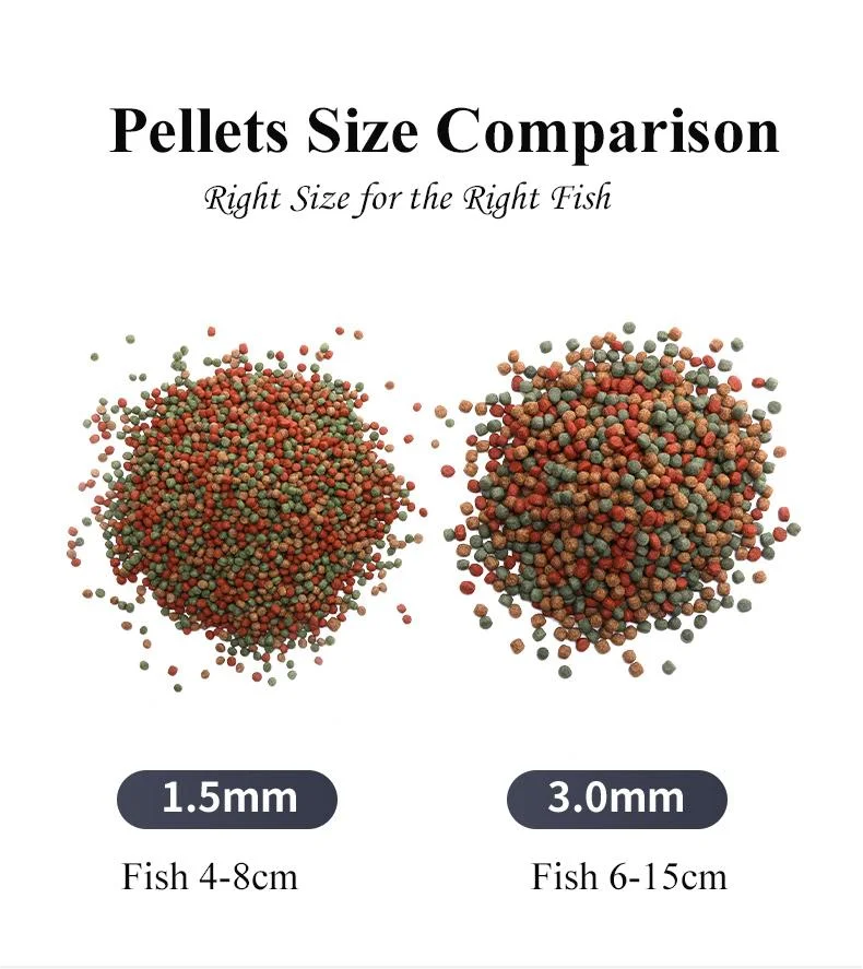 2024 New wn Wholesale Hikari Tropic Goldfish Aquarium Granular Fish Feed Koi King Fish Food