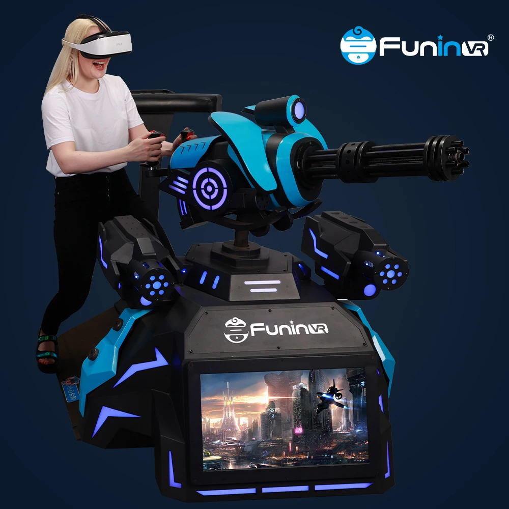 Игровой автомат виртуальной реальности 9D для стрельбы кинотеатр военный симулятор Гатлинга в торговом центре