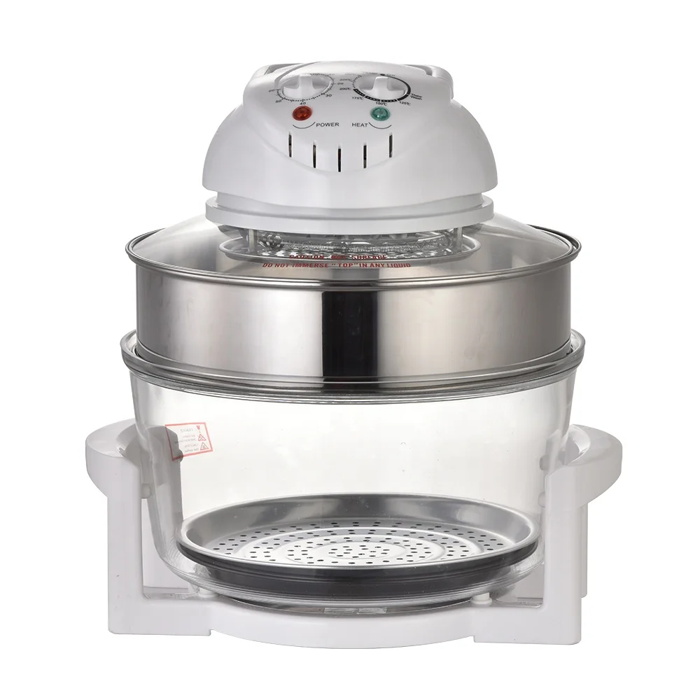 imichef 12L/17L 1400W Factory Price Home Use Visible Glass Electric Portable Convection Hot Air Turbo Flavor Wave Halogen O