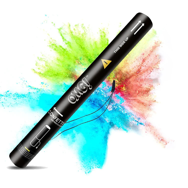 OMG 4th of July Party Supplies Veterans Day Electric Confetti Shooter for American Patriotic Party