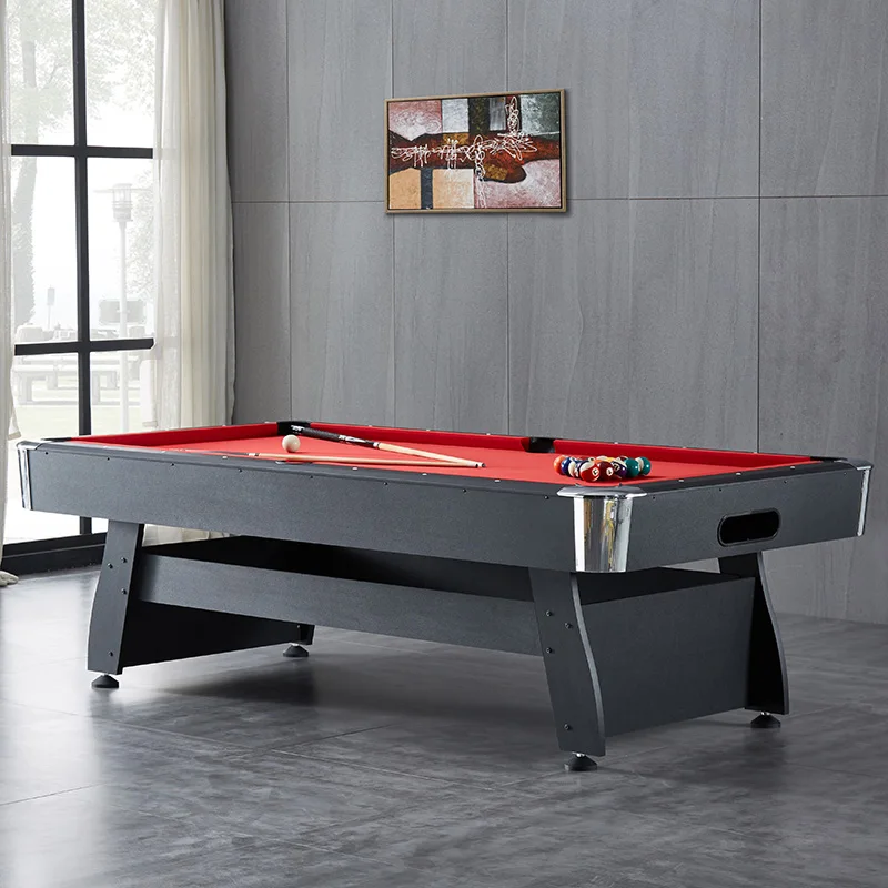 Factory Stock High Quality MDF Top 8ft Classic Pool Billiard Tables For Family