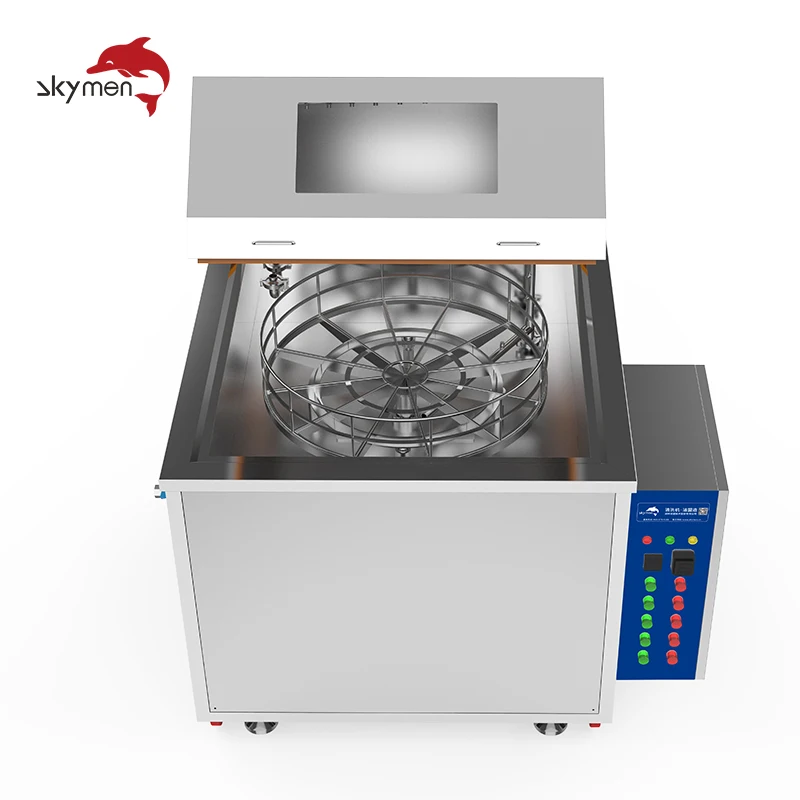 Rotating Parts Washer with High Pressure 360 Rotary Jet Spray Cleaning machine