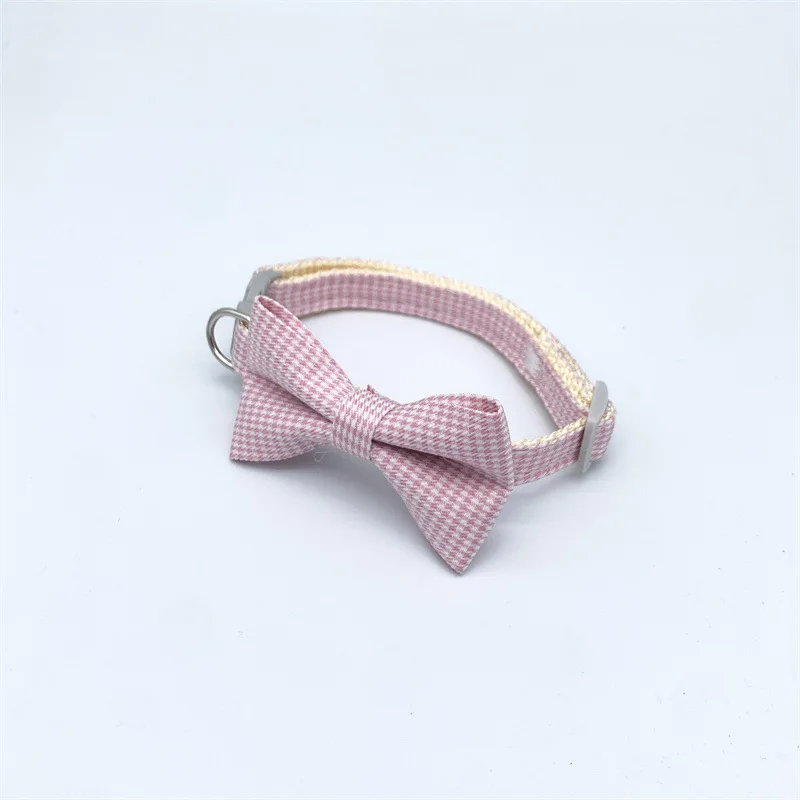 printing fabric dog collar bow tie, custom soft dog collar, pet decorative collar