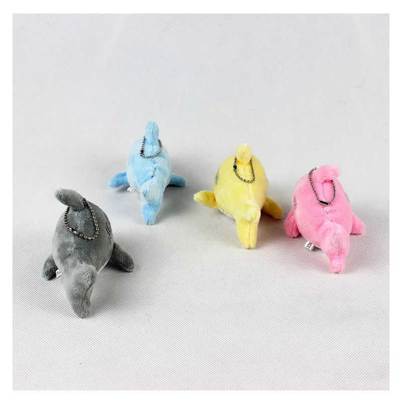 Manufacturers Wholesale Shark Plush Toy Pendant Marine Animal Shark Doll Plush Toy Creative 10cm Cartoon Small Shark Gift