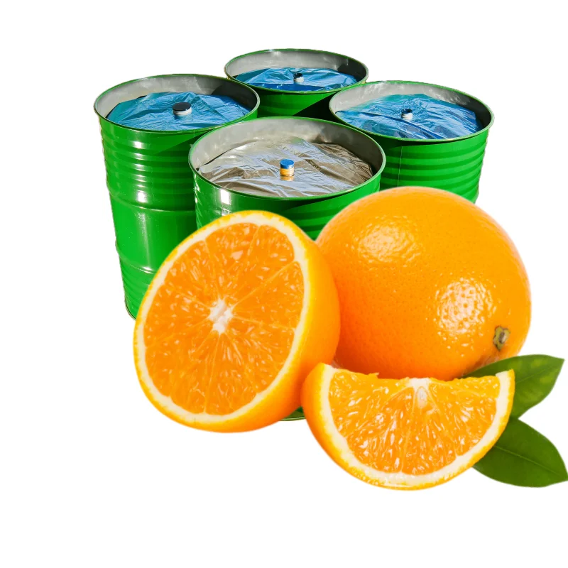 Brix 19 TA 0.2 aseptic bag drum 200kg Pure Natural Beverage drink raw material fruit Puree orange fermented juice